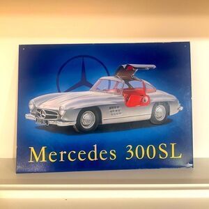 Mercedes 300 SL Tin Sign